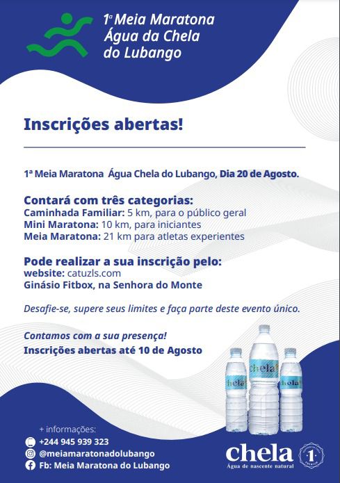 Meia maratona Água da Chela do Lubango 2023